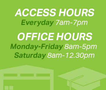 Dash Selfstore Opening Times